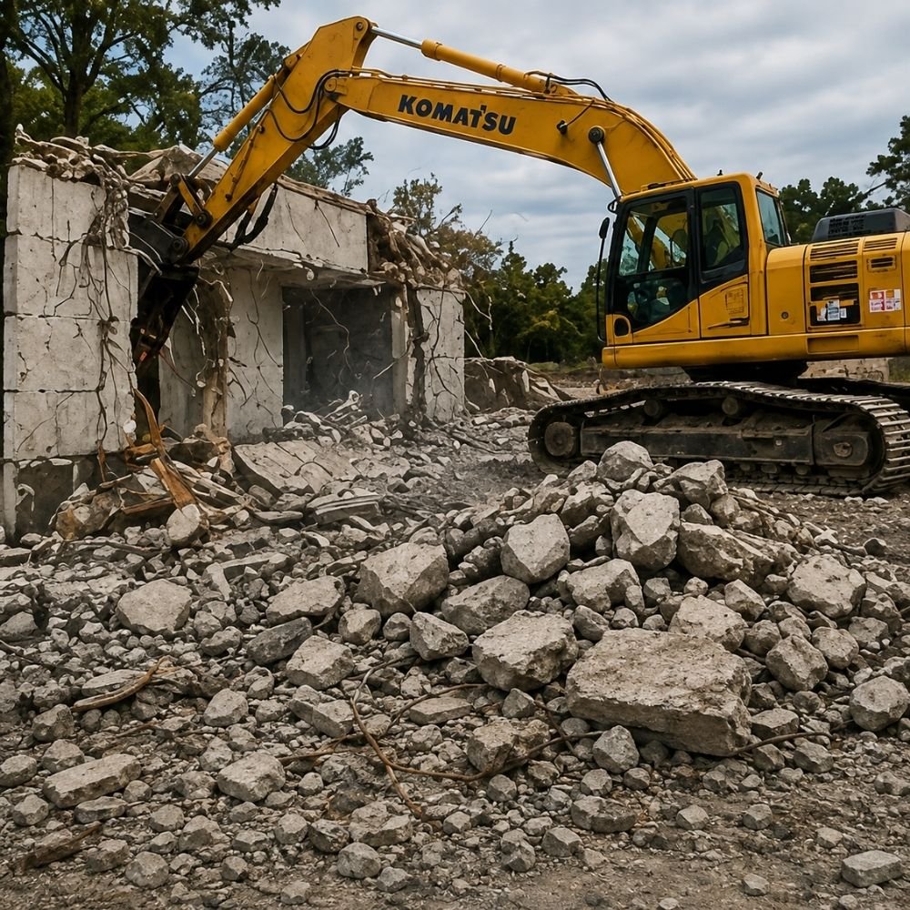 Concrete demolition services in Yulee Jacksonville Florida