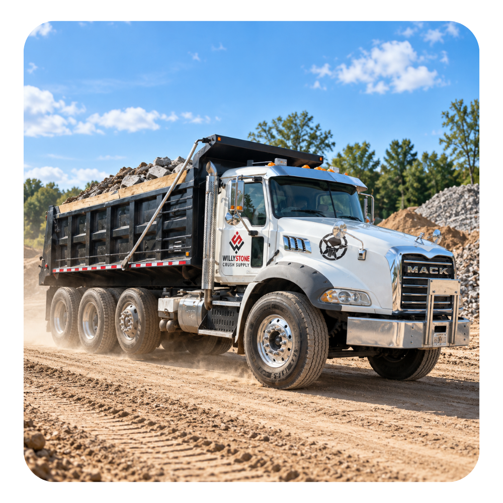Hauling service from WillyStone Crush Supply