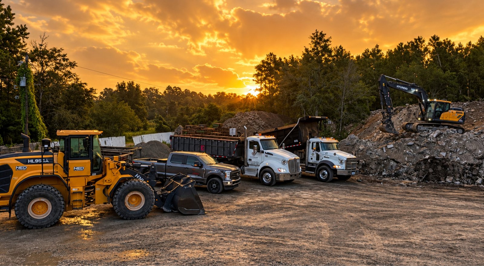 WillyStone Crush Supply material delivery truck in Northeast Florida
