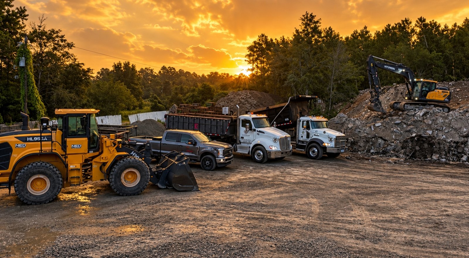 WillyStone Crush Supply bulk material yard in Yulee Florida